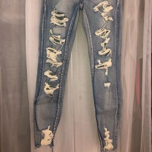 American Eagle Ripped Skinny Jeans